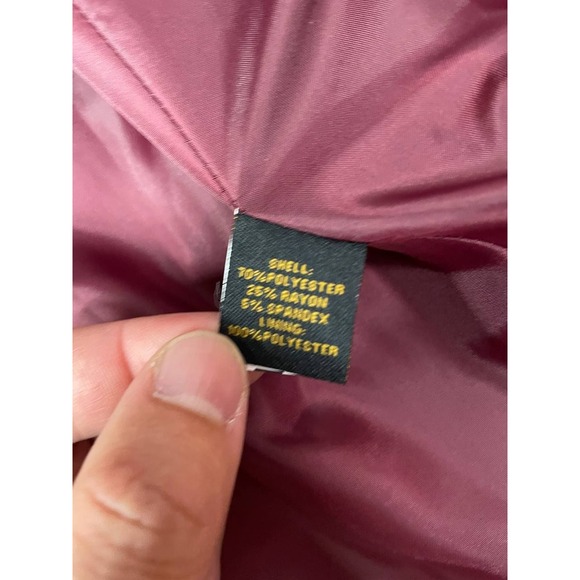 IMAN Collar Cape Poncho Womens XS/Small Burgundy NWT - Picture 6 of 6